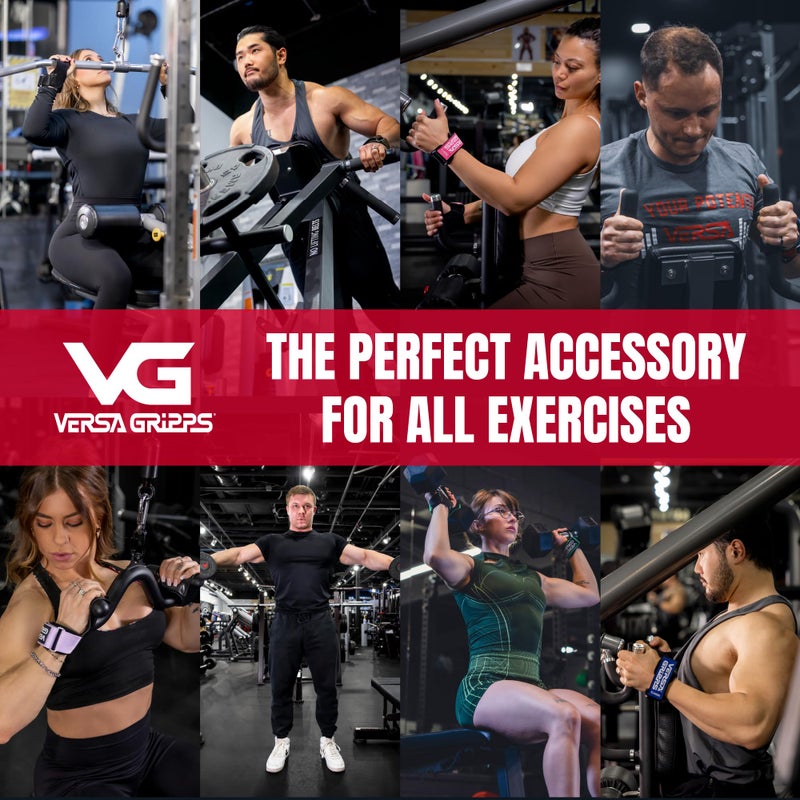 Versa GrippsÂ® Classic, Made in The USA, Wrist Straps for Weightlifting Alternative, The Best Training Accessory, Blue, XS - Image 3